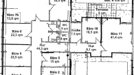 Grundriss (Nr. 1, 1. OG) - Helle Büroräume mit Terrasse und Küche in Wiesbaden-Biebrich **Provisionsfrei**