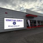 Fachmarktfläche Außenansicht