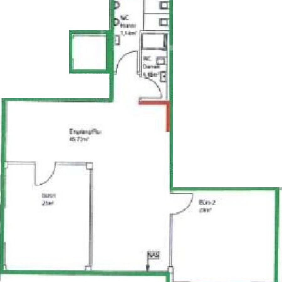 1. Obergeschoss Mitte / ca. 108 m²