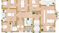 Grundrissplan Erdgeschoss - Exklusive Büros in der Villa Sanssouci **Provisionsfrei**