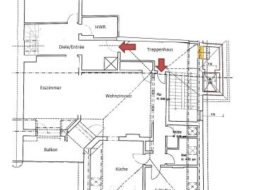 Luxuriöses Wohnen im Altbau – Dachgeschosswohnung mit Empore, Loggia & Südbalkon, 65189 Wiesbaden, Wohnung